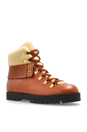 Odissi Leather snow boots