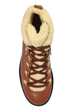 Odissi Leather snow boots