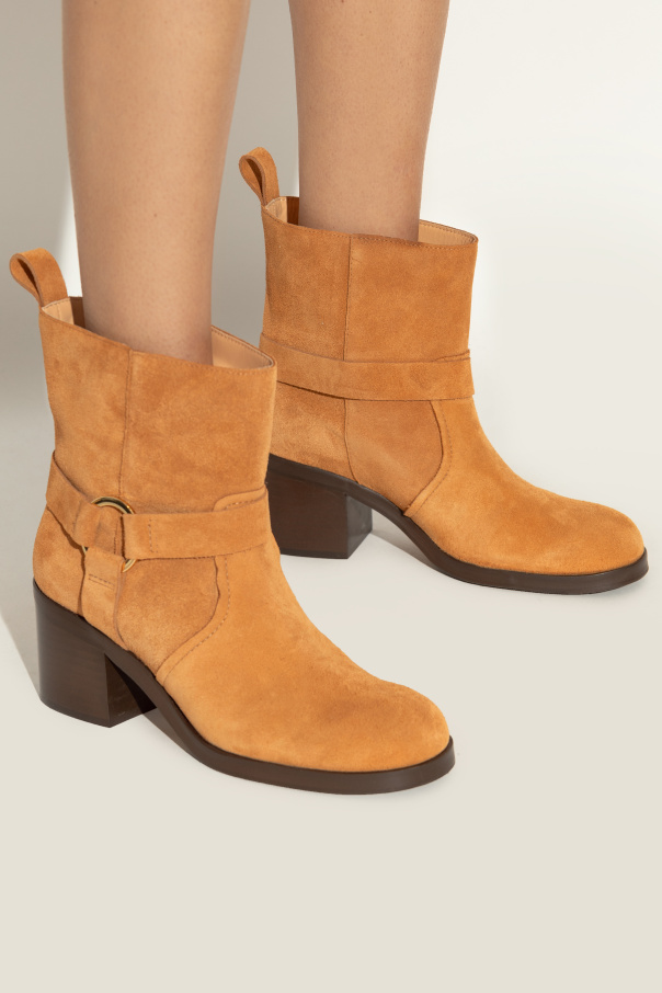 Odissi Suede ankle boots