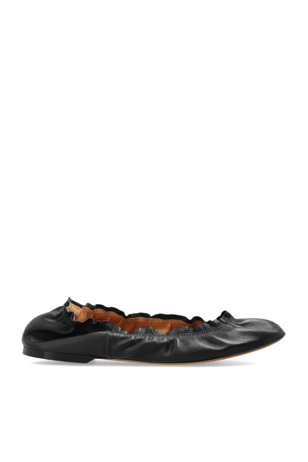 Leather ballet flats od Odissi