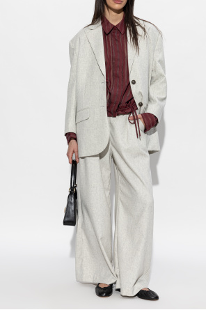 Odissi Leather ballet flats