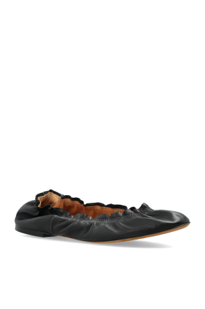 Odissi Leather ballet flats