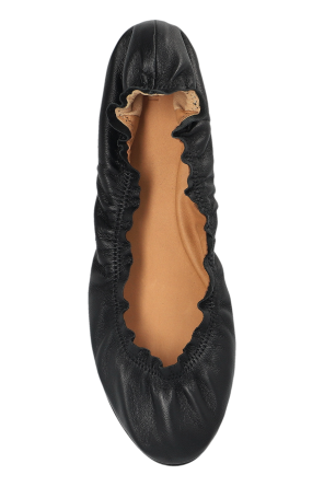 Odissi Leather ballet flats