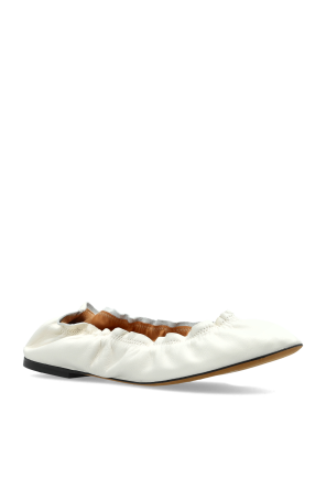 Odissi Leather ballet flats