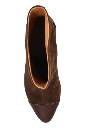 Odissi Suede heeled ankle boots