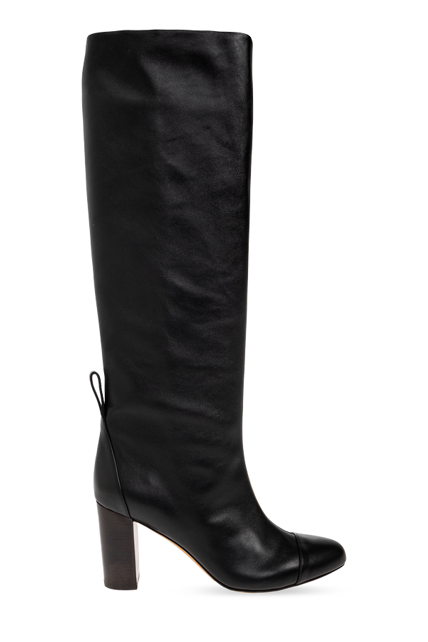 Leather heeled boots od Odissi