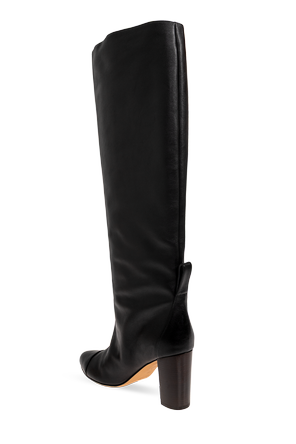 Odissi Leather heeled boots