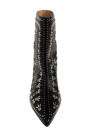 Odissi Botki na koturnie z ćwiekami