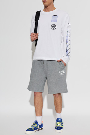 L/AB c/o Off-White ‘L/AB Tape Indigo’ low-top trainers