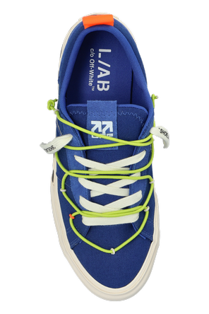 L/AB c/o Off-White ‘L/AB Tape Indigo’ low-top trainers