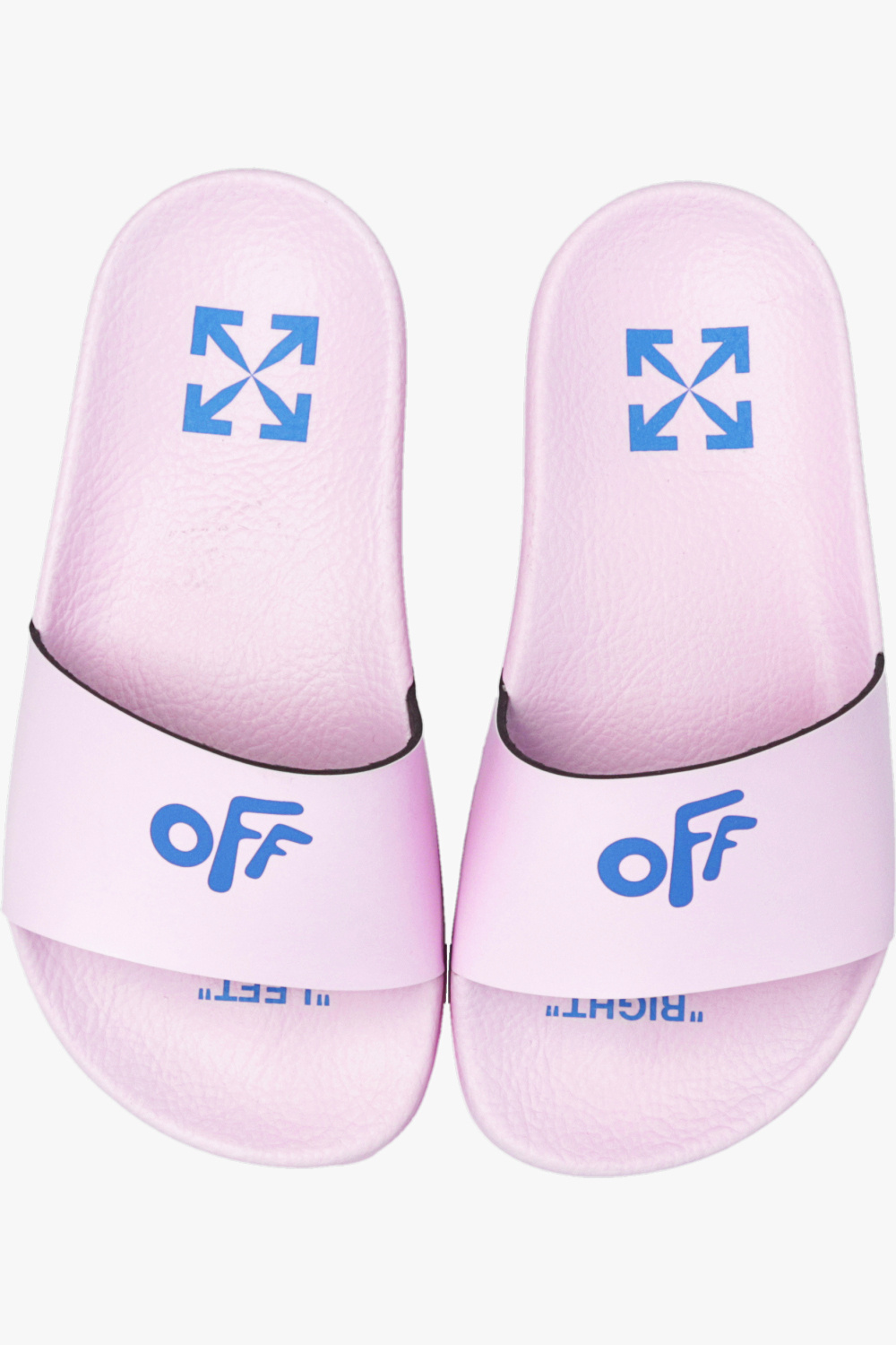 Off-White Kids Rubber slides with logo