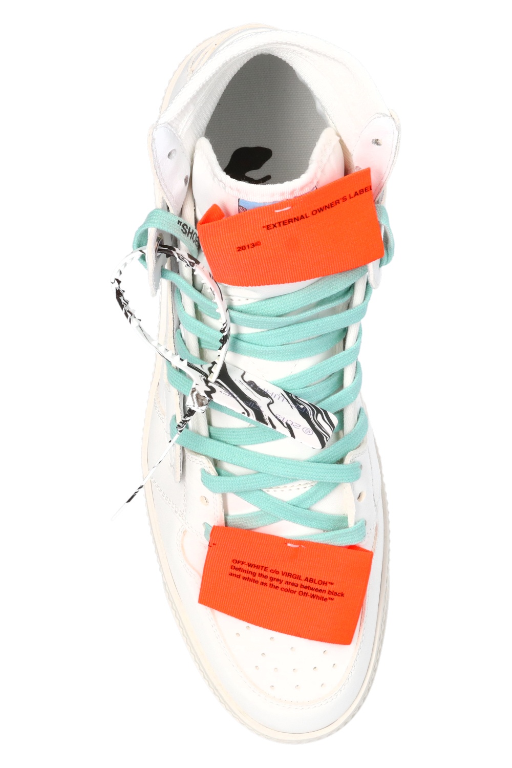 Off White Cup Sole 3.0 Off Court Leather Sneakers Virgil Abloh Size 36