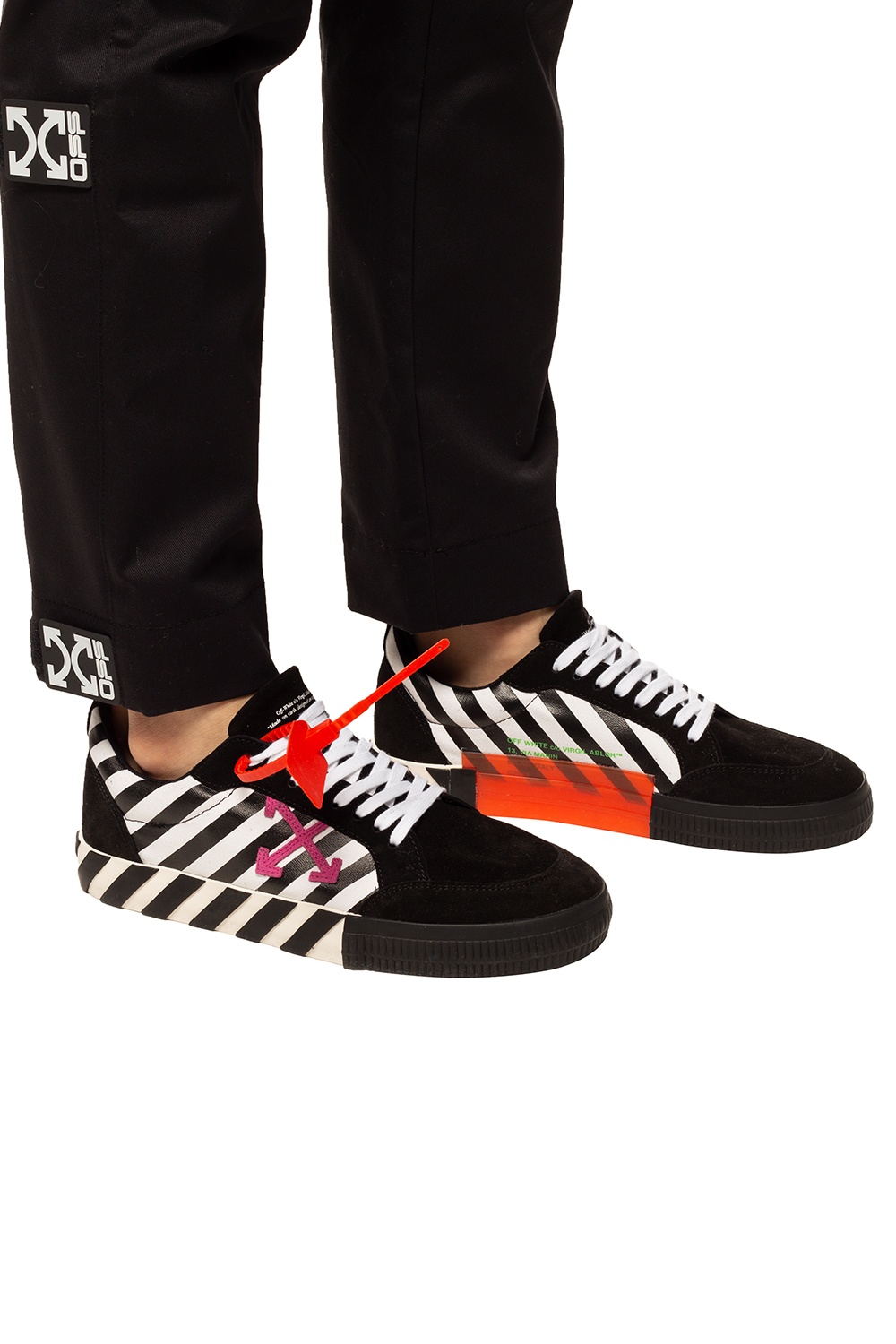 off white vulc low top sneakers