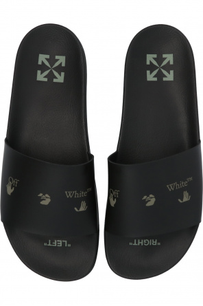 Off-White Slides with logo