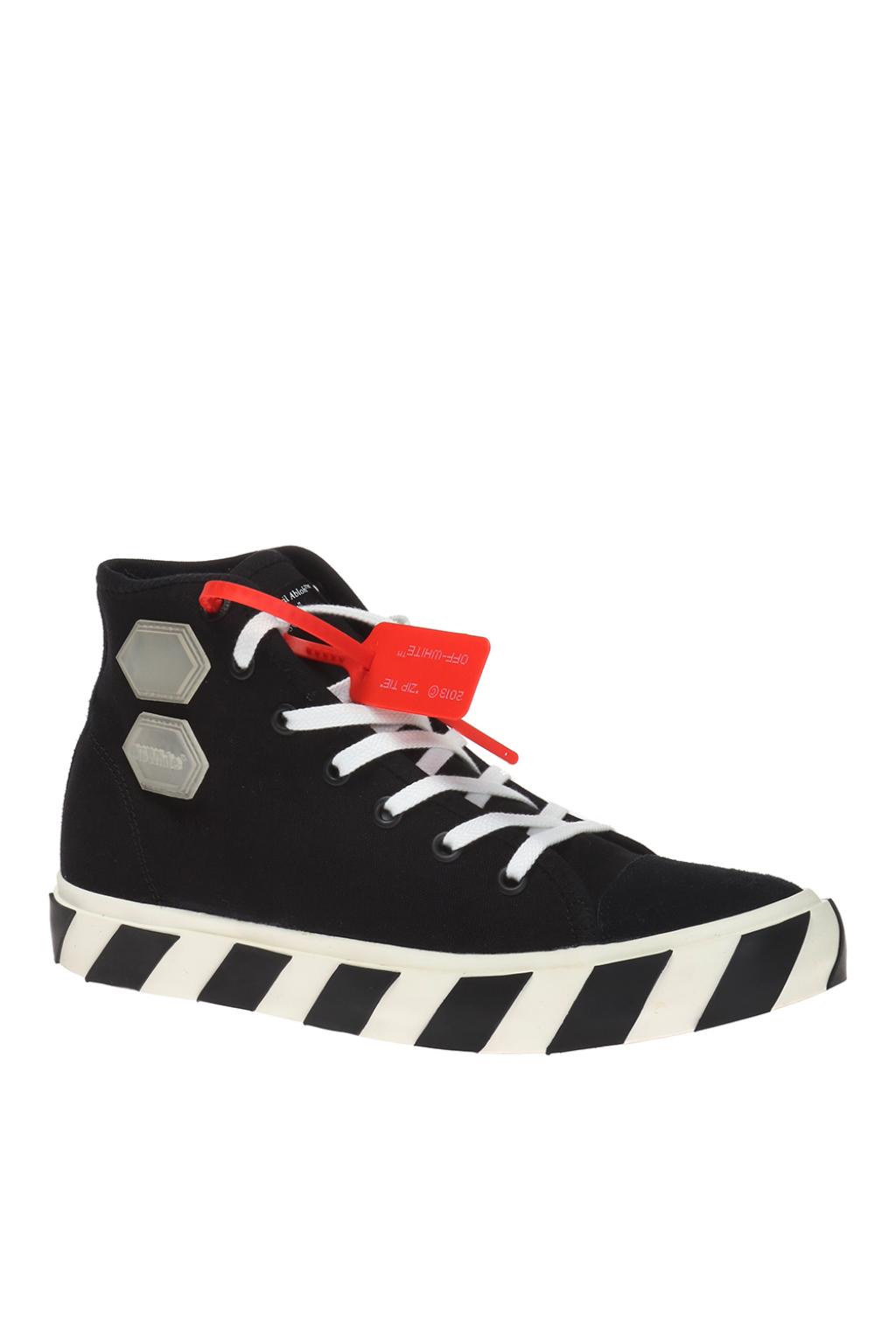 off white high top trainers