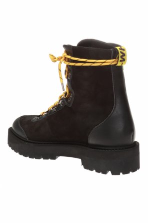 Off-White Boots with decorative lacing