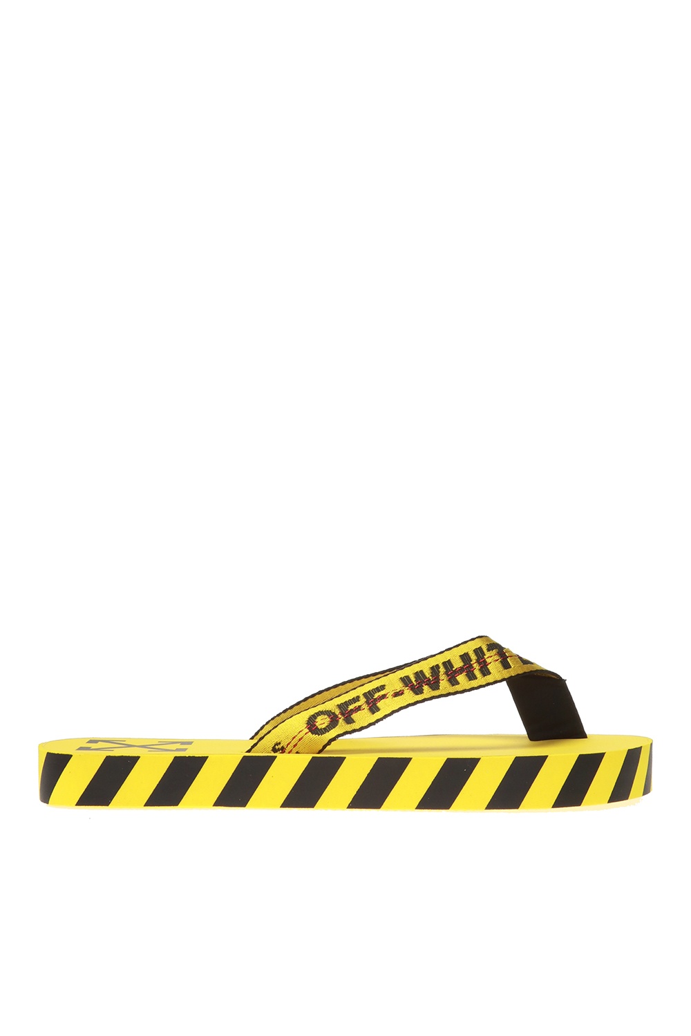 off white yellow slides