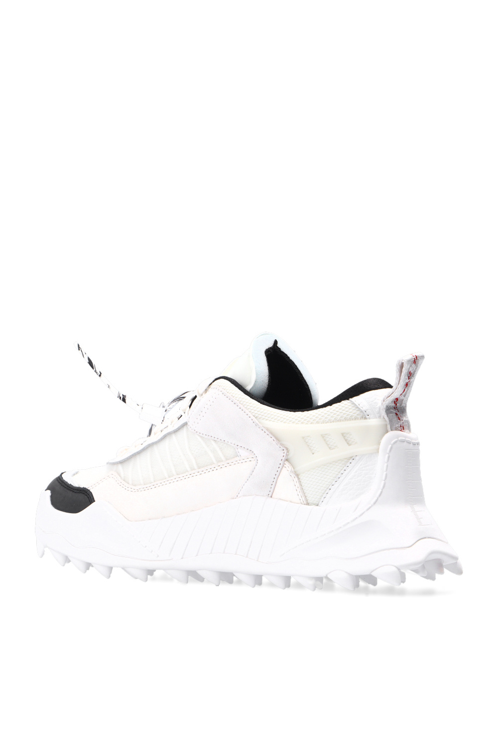 Off-White Dolce & Gabbana logo-print mesh-panelled sneakers Bianco