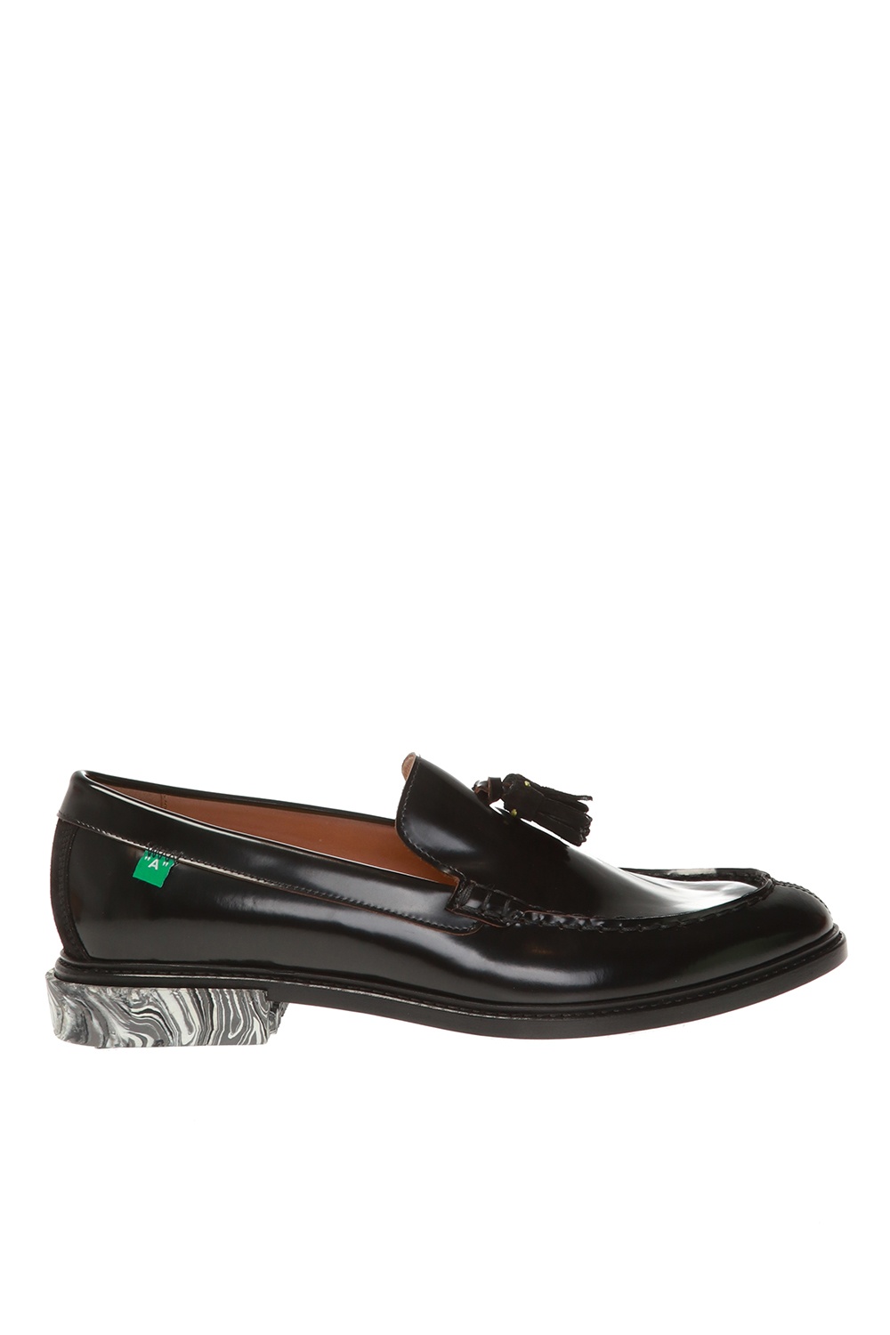 off white tassel loafer