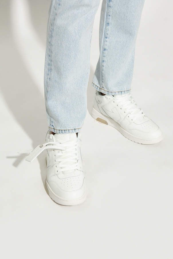AGL lo-top leather sneakers - White