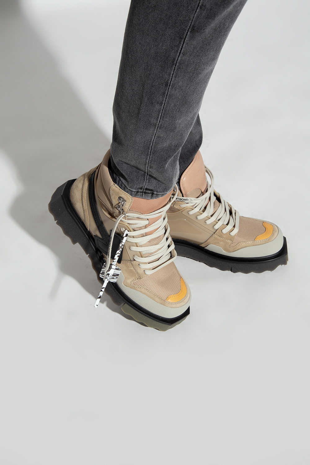 Off-White boots with logo | Men's Shoes | Vitkac