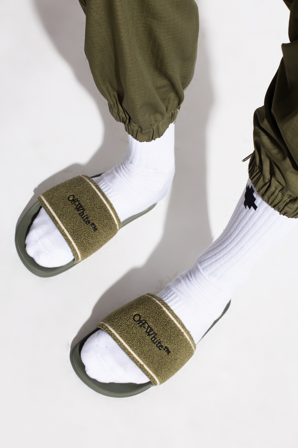 Off-White Slides with logo