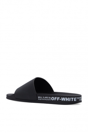 Off-White Leather Crown LEATHER sneakers verde tessuto