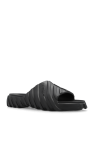 Off-White BLACK Slides with logo