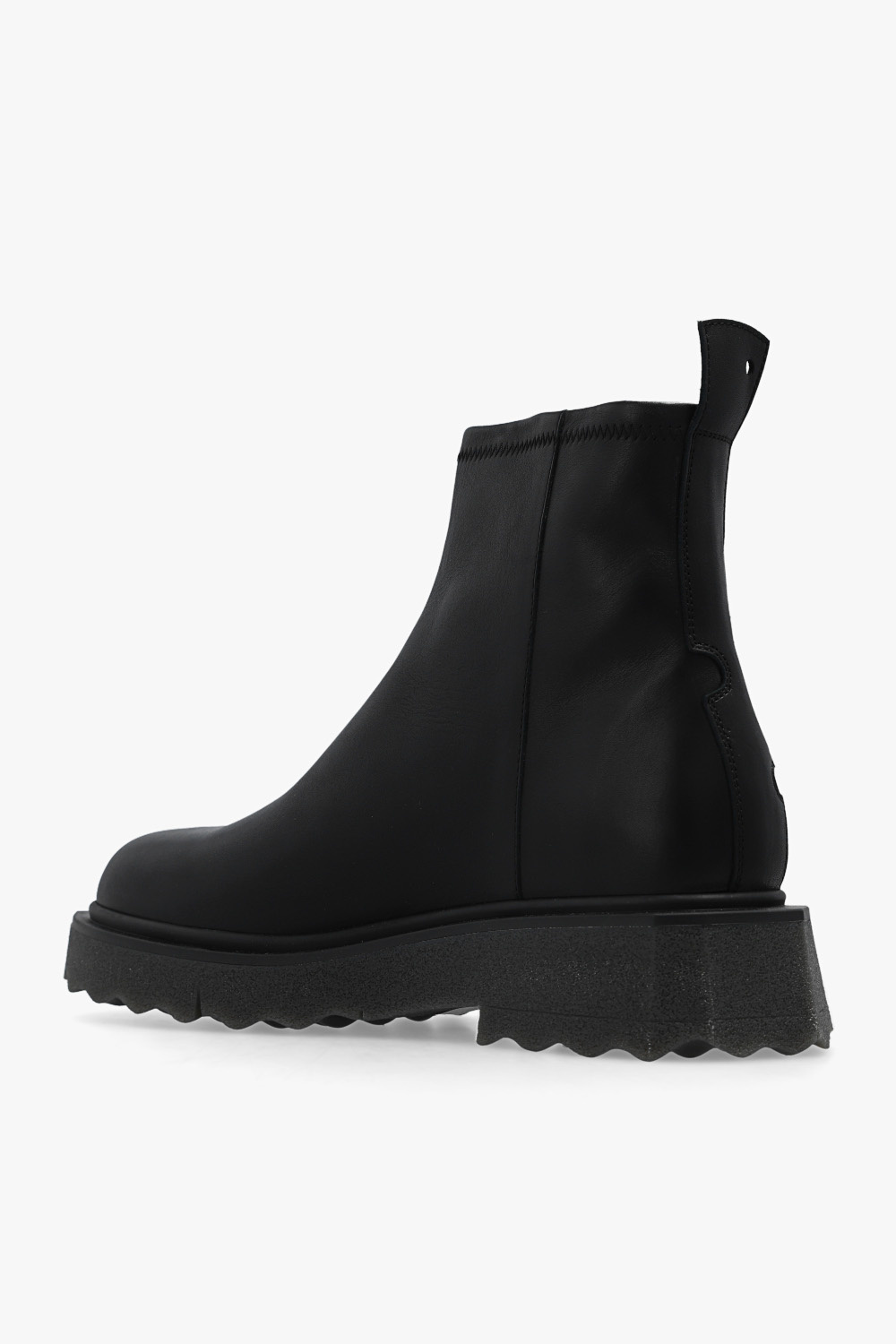 Off-White ‘Sponge’ leather ankle boots