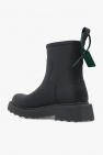 Off-White BLACK ‘Sponge’ rain boots with logo