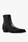 Off-White BLACK ‘Slim Texan’ ankle boots