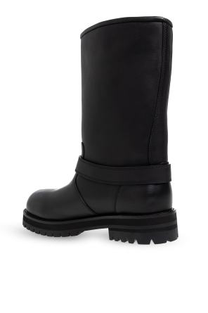 Off-White Lederstiefeletten