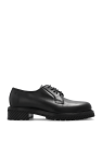 Off-White BLACK Leather derby shoes
