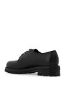 Off-White BLACK Leather derby shoes