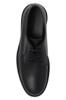 Off-White BLACK Leather derby shoes