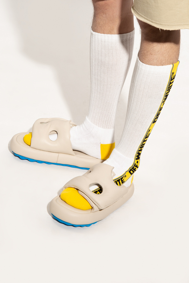Off-White 'Meteor' leather slides