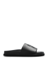 Off-White BLACK ‘Cloud Arrow’ leather slides