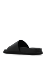 Off-White BLACK ‘Cloud Arrow’ leather slides