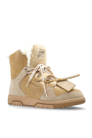 Off-White Wildleder-Schneestiefel