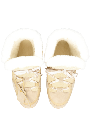Off-White Wildleder-Schneestiefel
