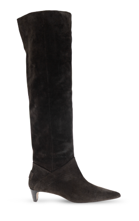Suede heeled boots ‘Ortega’