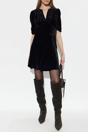 AllSaints Suede heeled boots ‘Ortega’