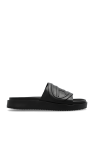 Diesel BLACK ‘SA-SLIDE D OVAL’ slides