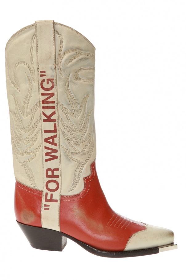 cowboy boots off white