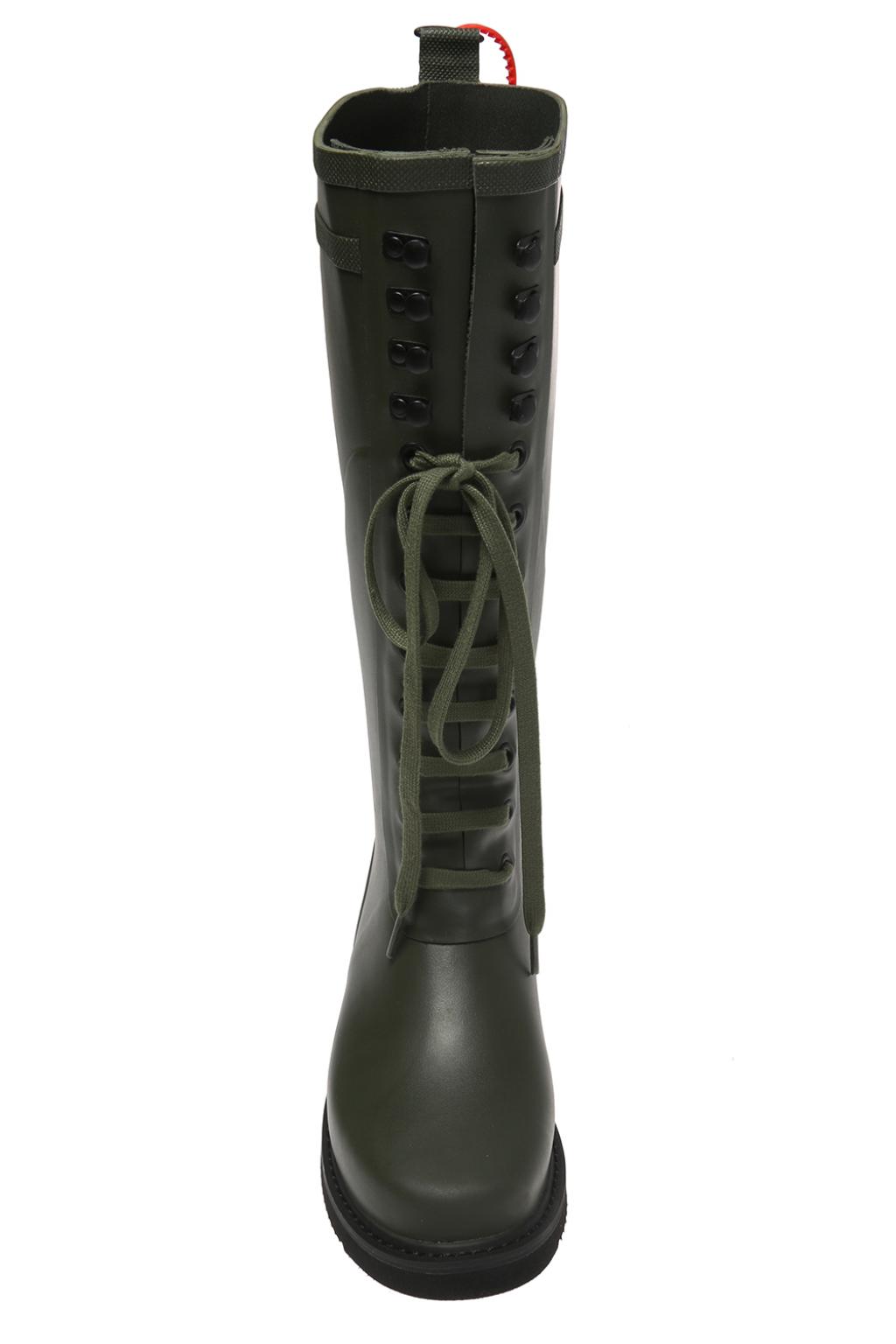 off white wellington boots