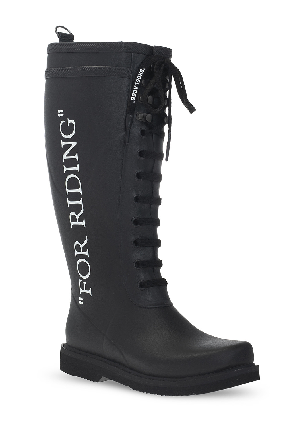 Off-White Lace-up rain boots