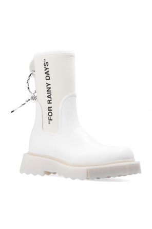 Off-White Sous le genou Femme NOIR DAKOTA BOOTS