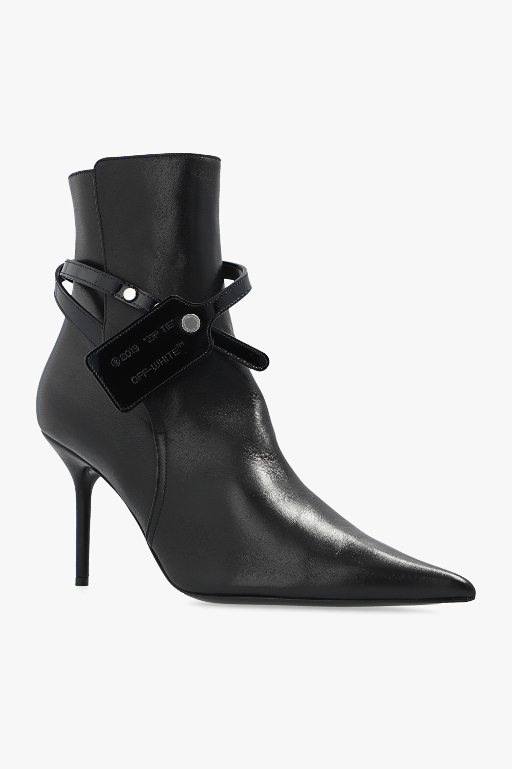 Off-White Leather heeled fuerte boots