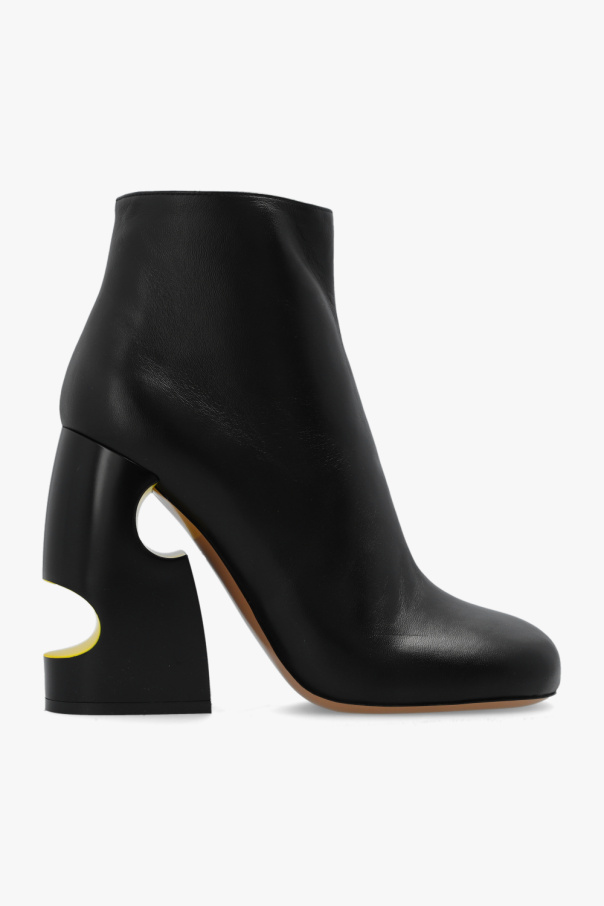 ‘Meteor’ heeled ankle boots od Off-White