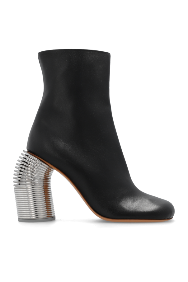 ‘Spring’ heeled ankle boots od Off-White